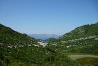 Ostrov Mljet - cestou do Sobry